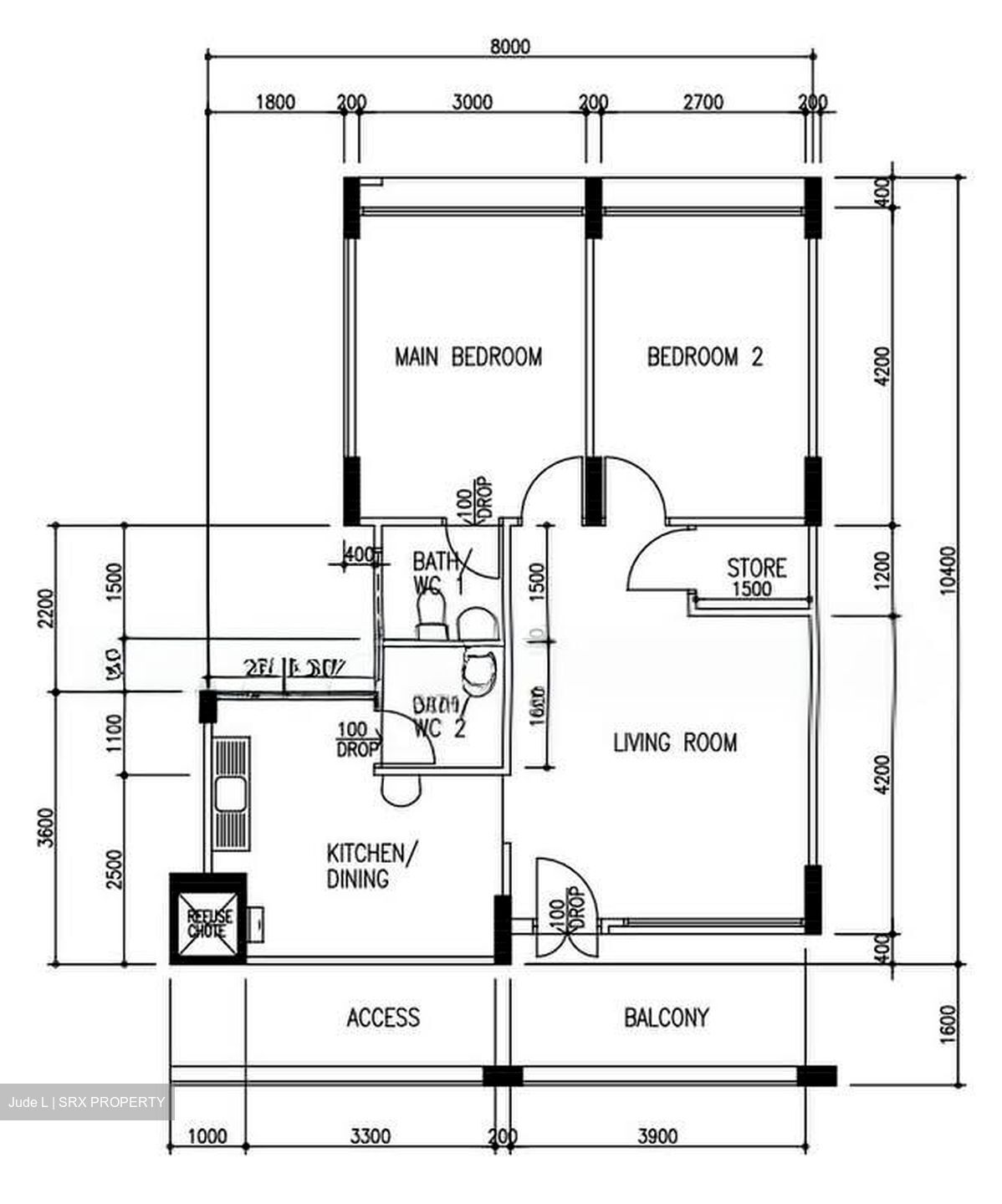 Blk 123 Mcnair Spring (Kallang/Whampoa), HDB 3 Rooms #602766221